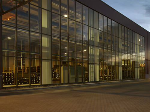 Fireproof glass curtain wall