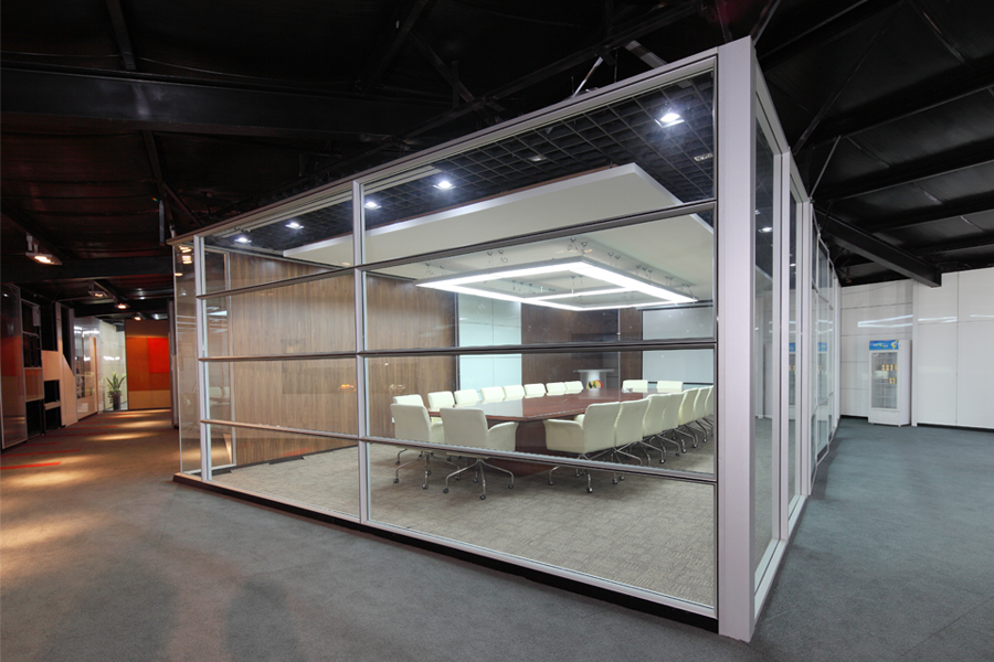 PDA glass partition factory exhibition hall