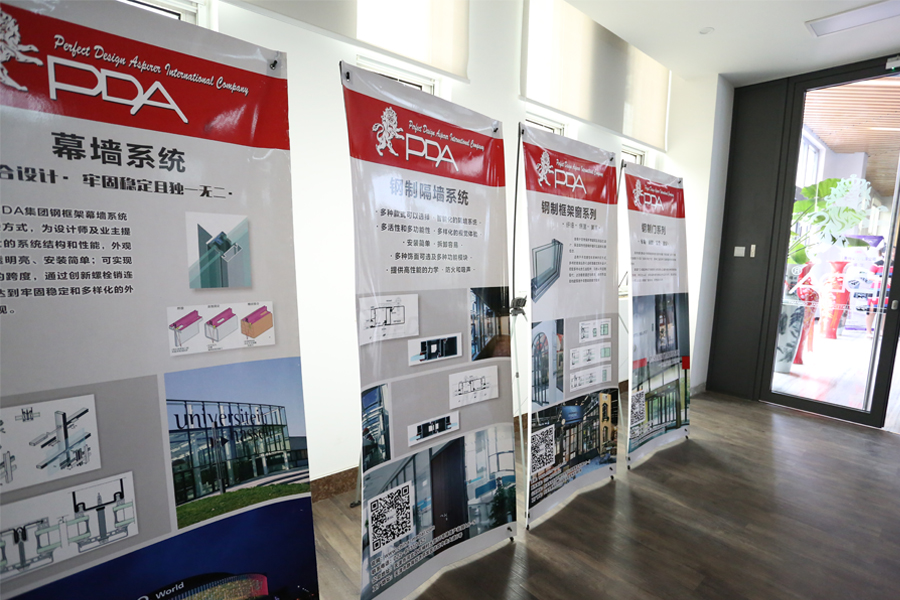 PDA glass partition factory exhibition hall