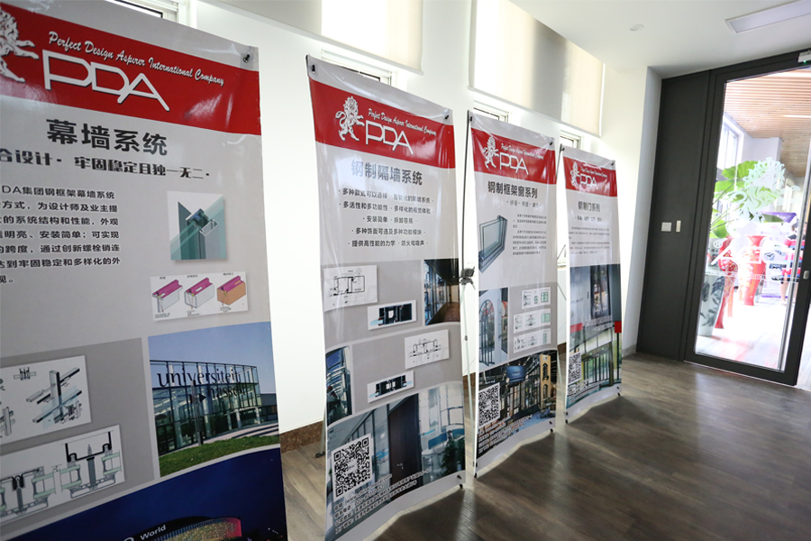 wangzhan mingcheng-PDA glass partition factory exhibition hall